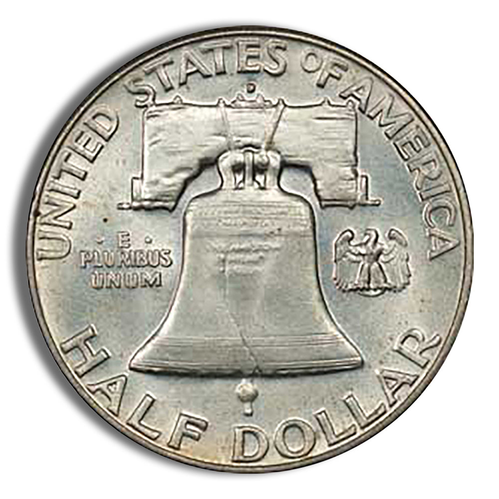 $1 FV 90% Silver Franklin Half Dollars
