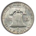 $1 FV 90% Silver Franklin Half Dollars