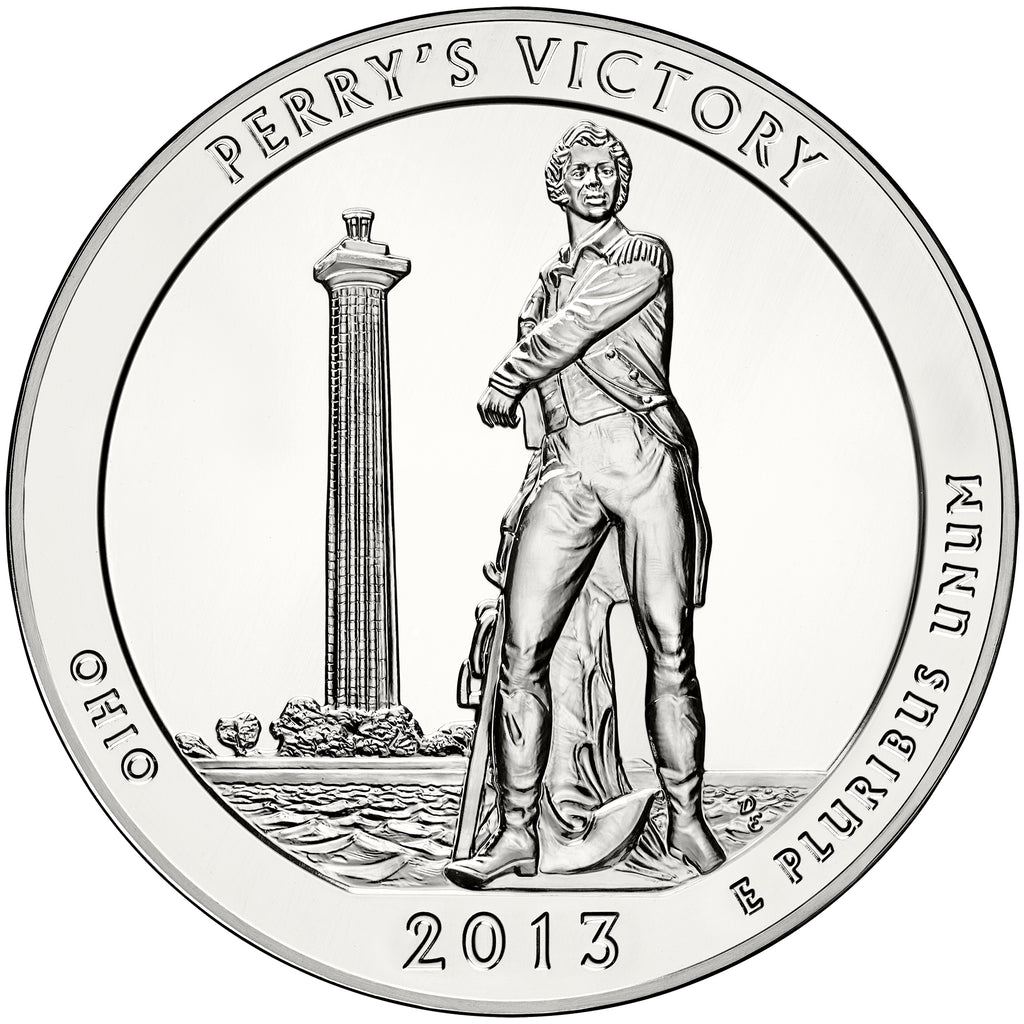 2013 5 oz ATB Perry's Victory Silver Coin - BU