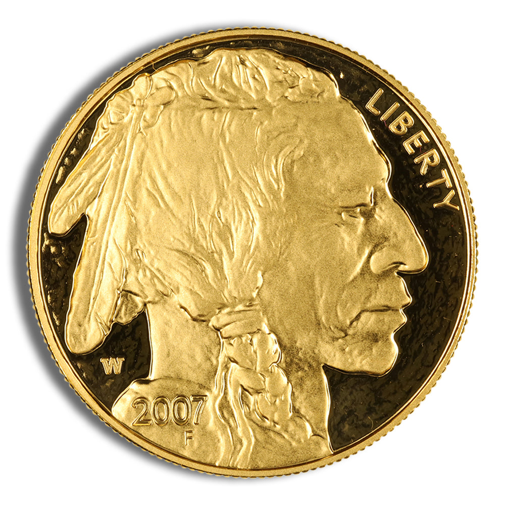 2007-W 1 oz Proof Gold Buffalo (w/Box & COA)
