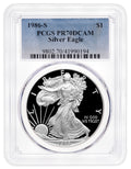 1986-S Proof Silver Eagle PCGS PR70