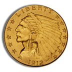 $2.5 Gold Indian Quarter Eagle - AU