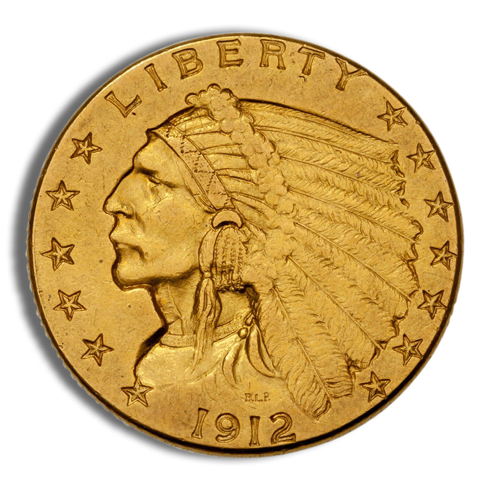 $2.5 Gold Indian Quarter Eagle - AU