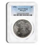 1921 Morgan Dollar - PCGS MS64