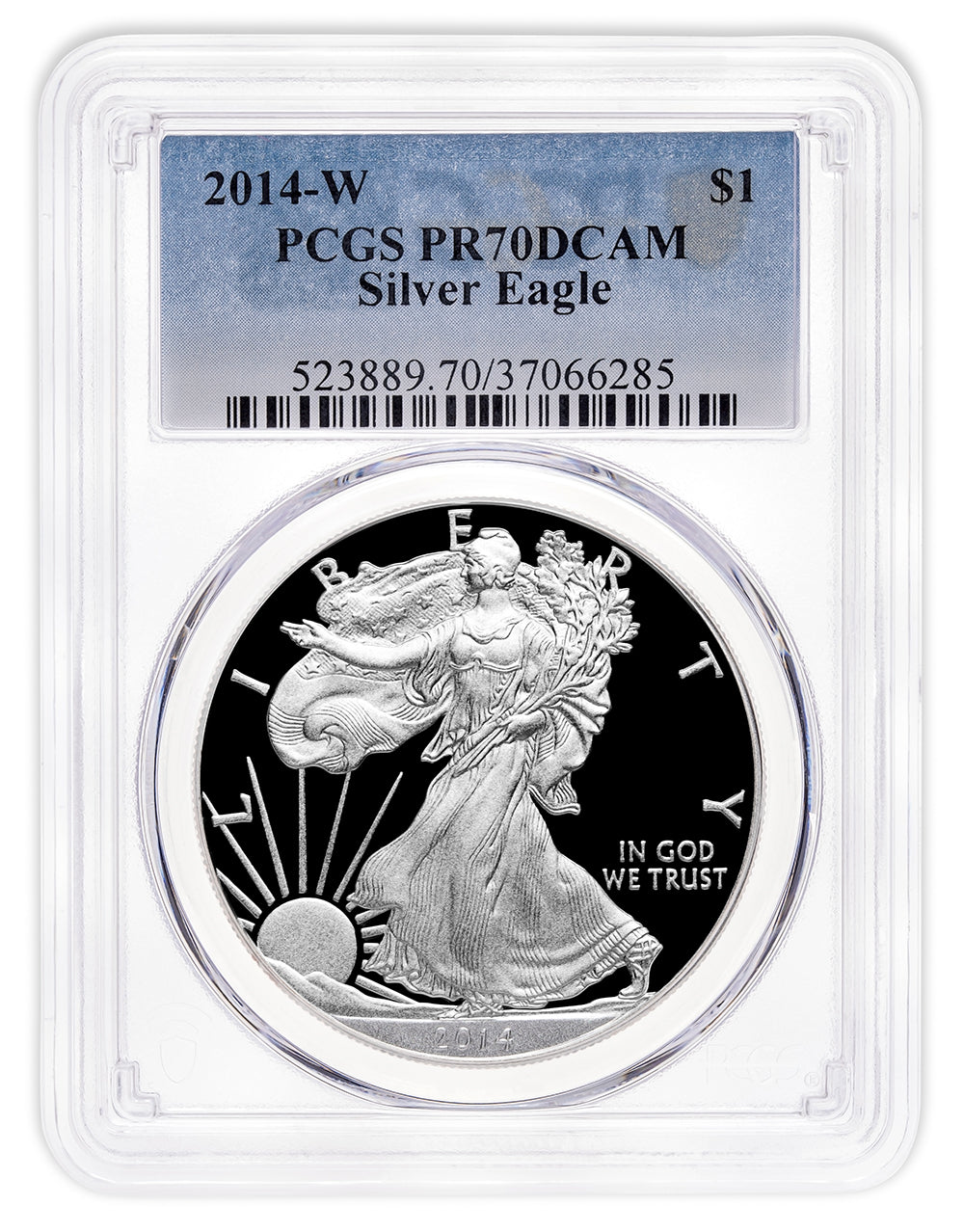 2014-W Proof Silver Eagle PCGS PR70