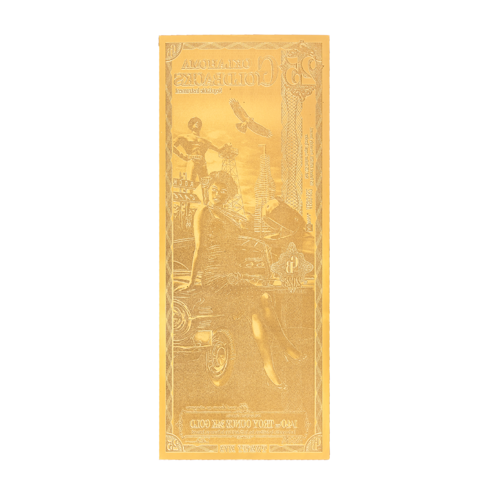 Oklahoma 25 Goldback
