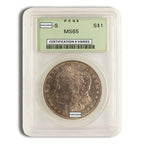 Pre-1921 Morgan Dollar - PCGS MS65 (Toned)