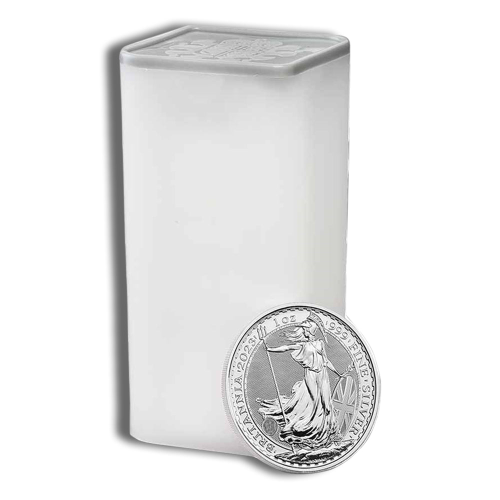 1 oz Great Britain Silver Britannia.999 (Year Varies)