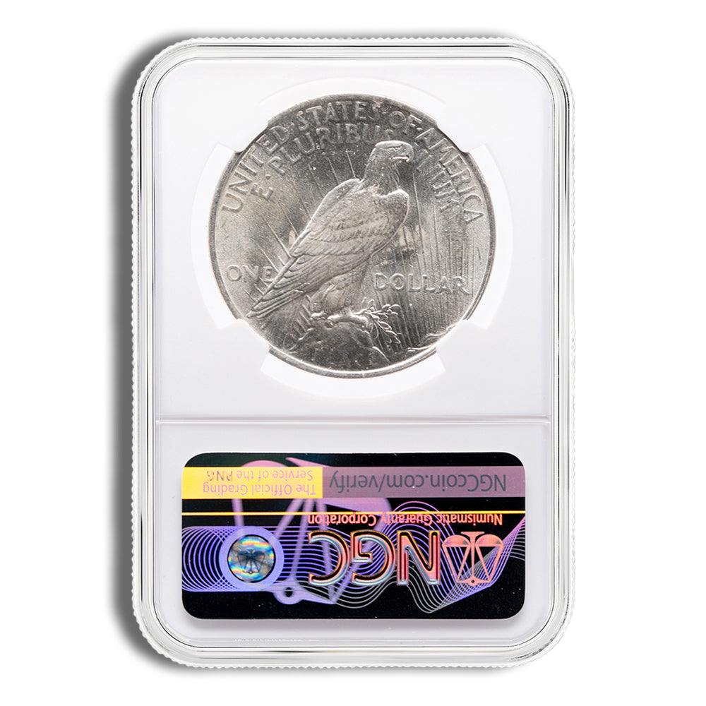 Peace Dollar - NGC MS63