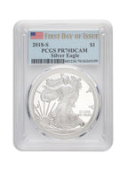 2018-S Proof Silver Eagle PCGS PR70 First Strike