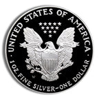 2002-W Proof Silver Eagle with Box & COA