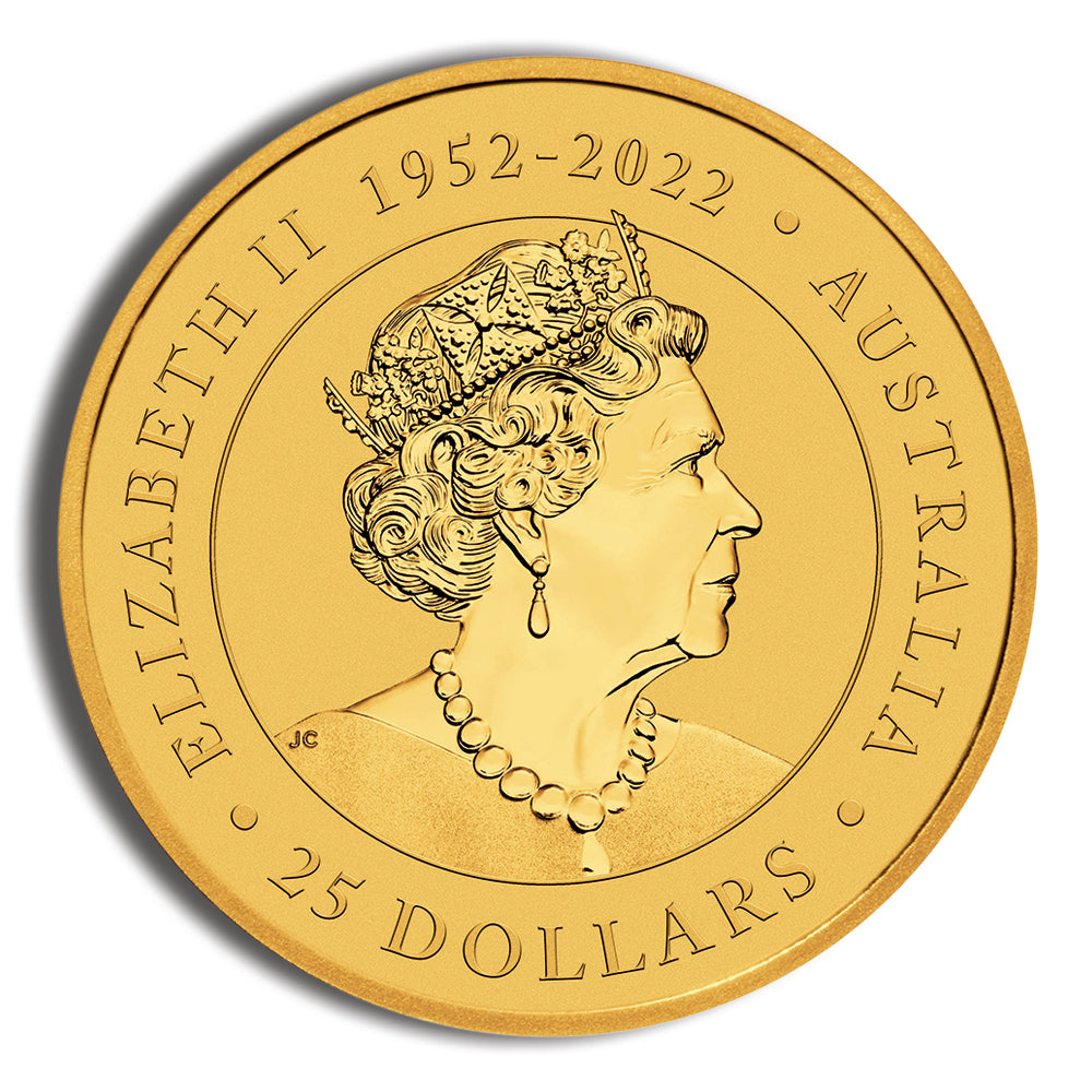 1/4 oz Australian Kangaroo/Nugget Gold Coin (Year Varies)