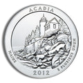 2012-P 5 oz ATB Acadia Silver Coin - Burnished (Cap Only)