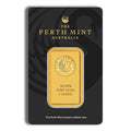 1 oz Gold Bar - Perth Mint (Black Card)