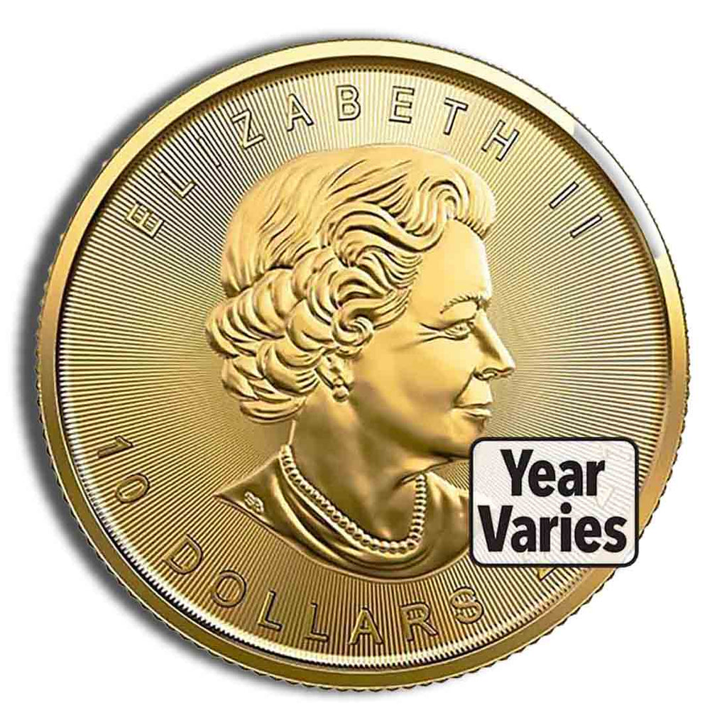 1/4 oz Gold Maple Leaf - Sealed (Year Varies)