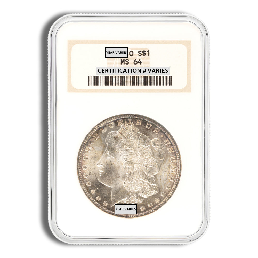 Pre-1921 Morgan Dollar - NGC MS64 (Toned)