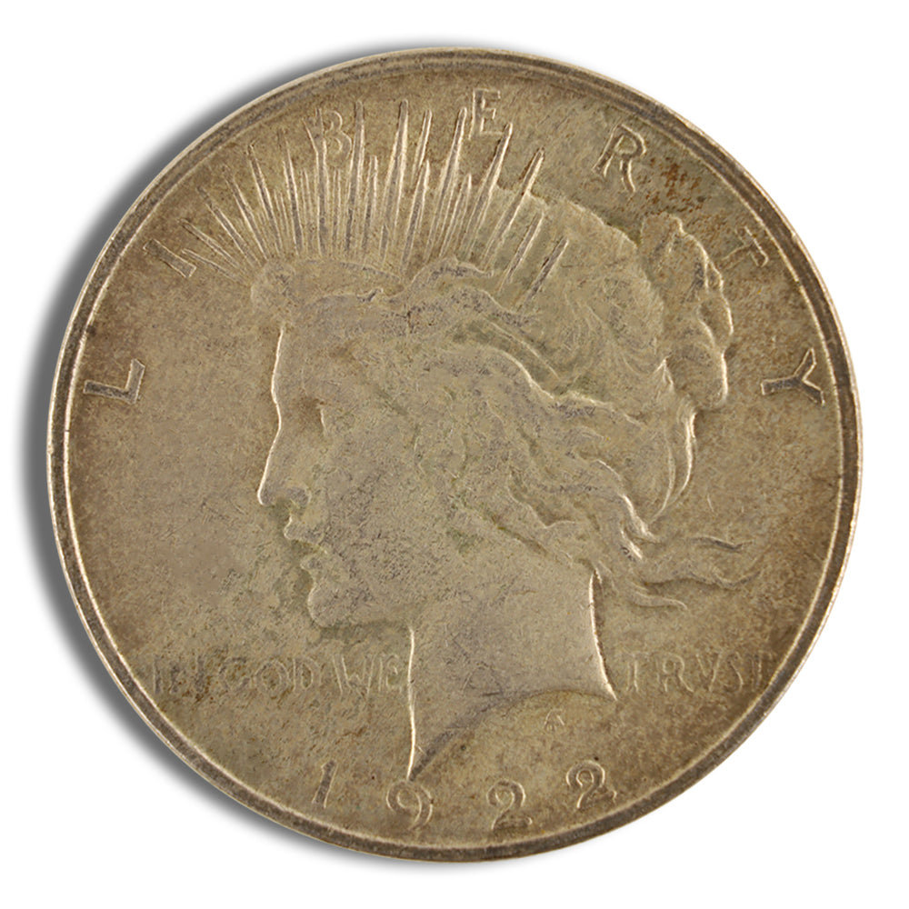 Peace Silver Dollar - F+