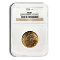 $10 Gold Liberty Eagle - NGC MS61