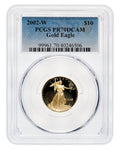 2002-W 1/4 oz Proof Gold Eagle $10 PCGS PR70
