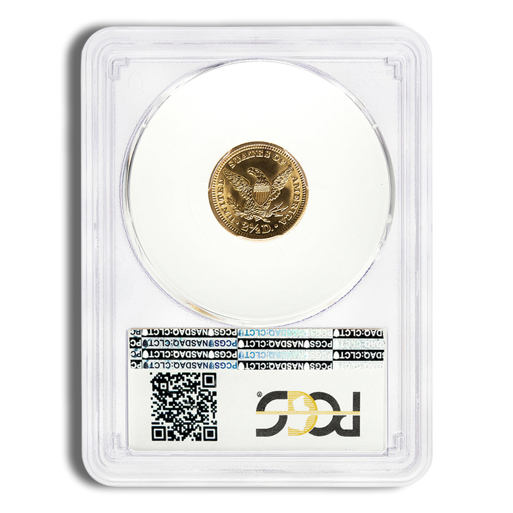 $2.5 Gold Liberty Quarter Eagle - PCGS MS63