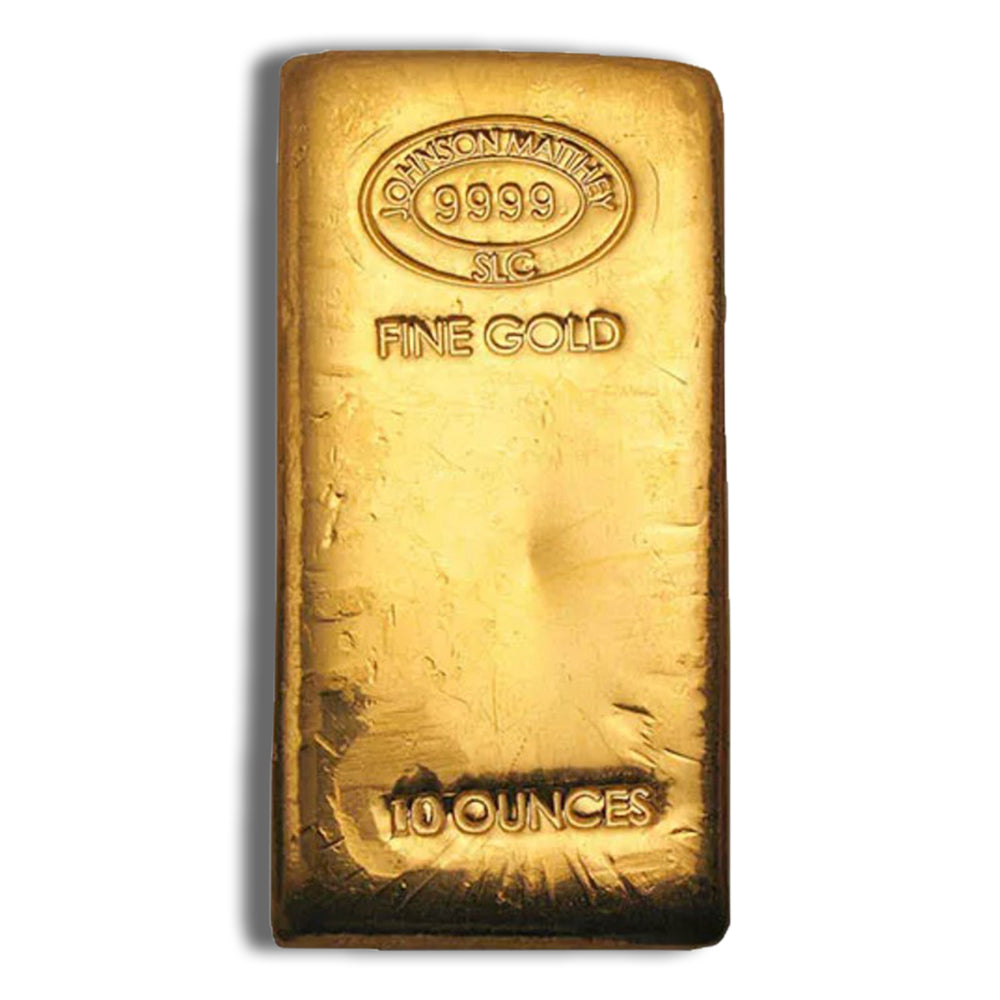 10 oz Gold Bar - Johnson Matthey