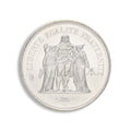 France Silver 50 Francs Hercules - 1974-1980