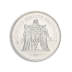 France Silver 50 Francs Hercules - 1974-1980