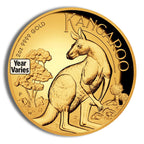 2 oz Australian Kangaroo/Nugget Gold Coin (Year Varies)