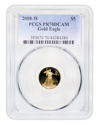 2008-W 1/10 oz Proof Gold Eagle $5 PCGS PR70