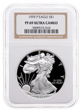 1995-P Proof Silver Eagle NGC PF69