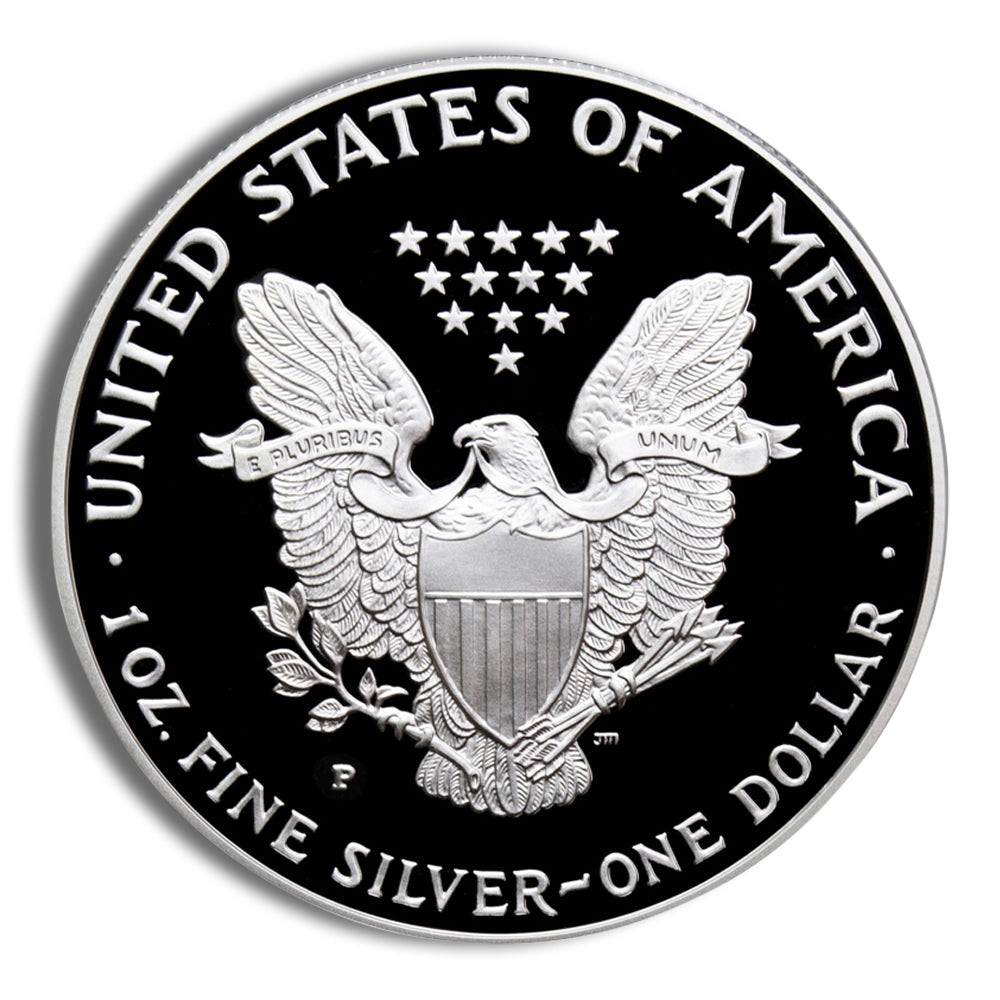 1998-P Proof Silver Eagle with Box & COA