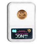 $2.5 Gold Liberty Quarter Eagle - NGC MS61