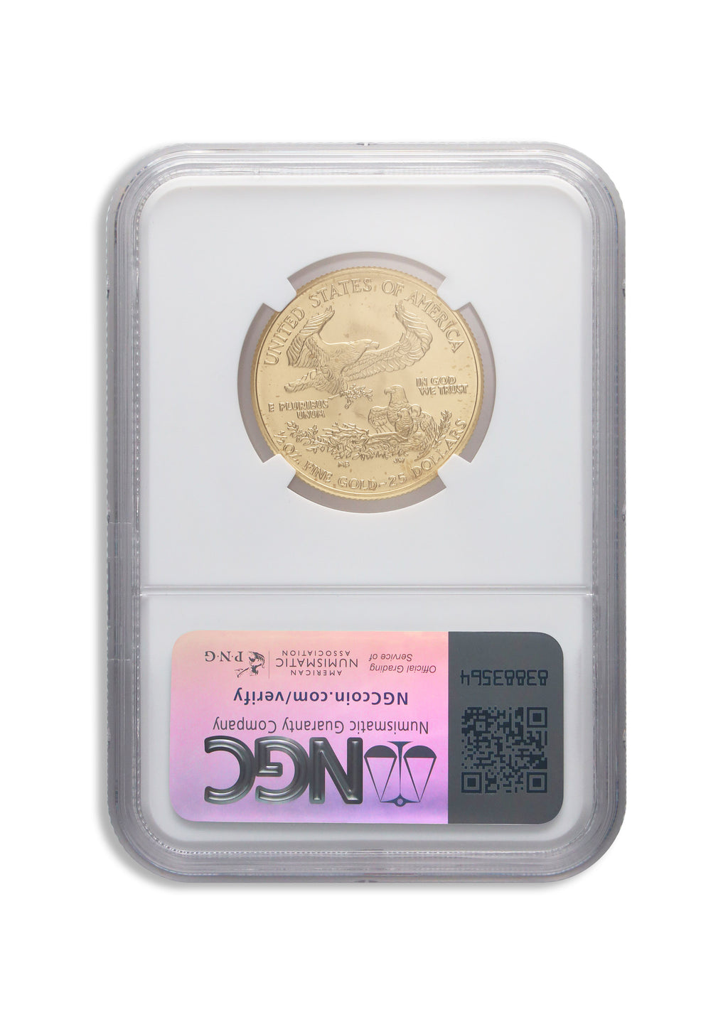 2002 1/2 oz Gold Eagle $25 NGC MS70