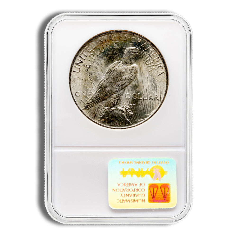 Peace Dollar - NGC MS64 (Toned)