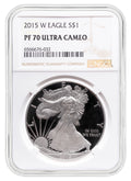 2015-W Proof Silver Eagle NGC PF70