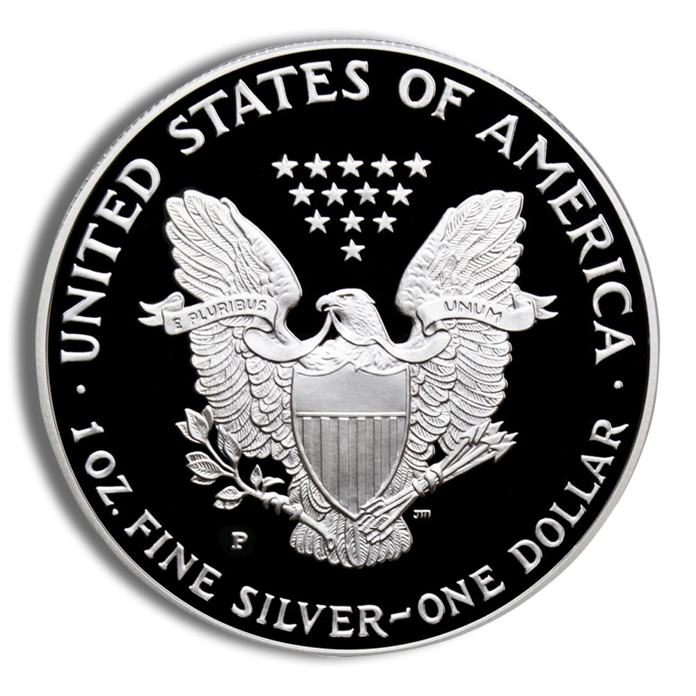 1997-P Proof Silver Eagle with Box & COA