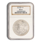 Pre-1921 Morgan Dollar - NGC MS65