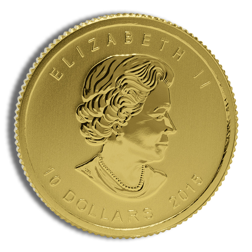 2015 1/4 oz Canadian Polar Bear & Cub Gold Coin
