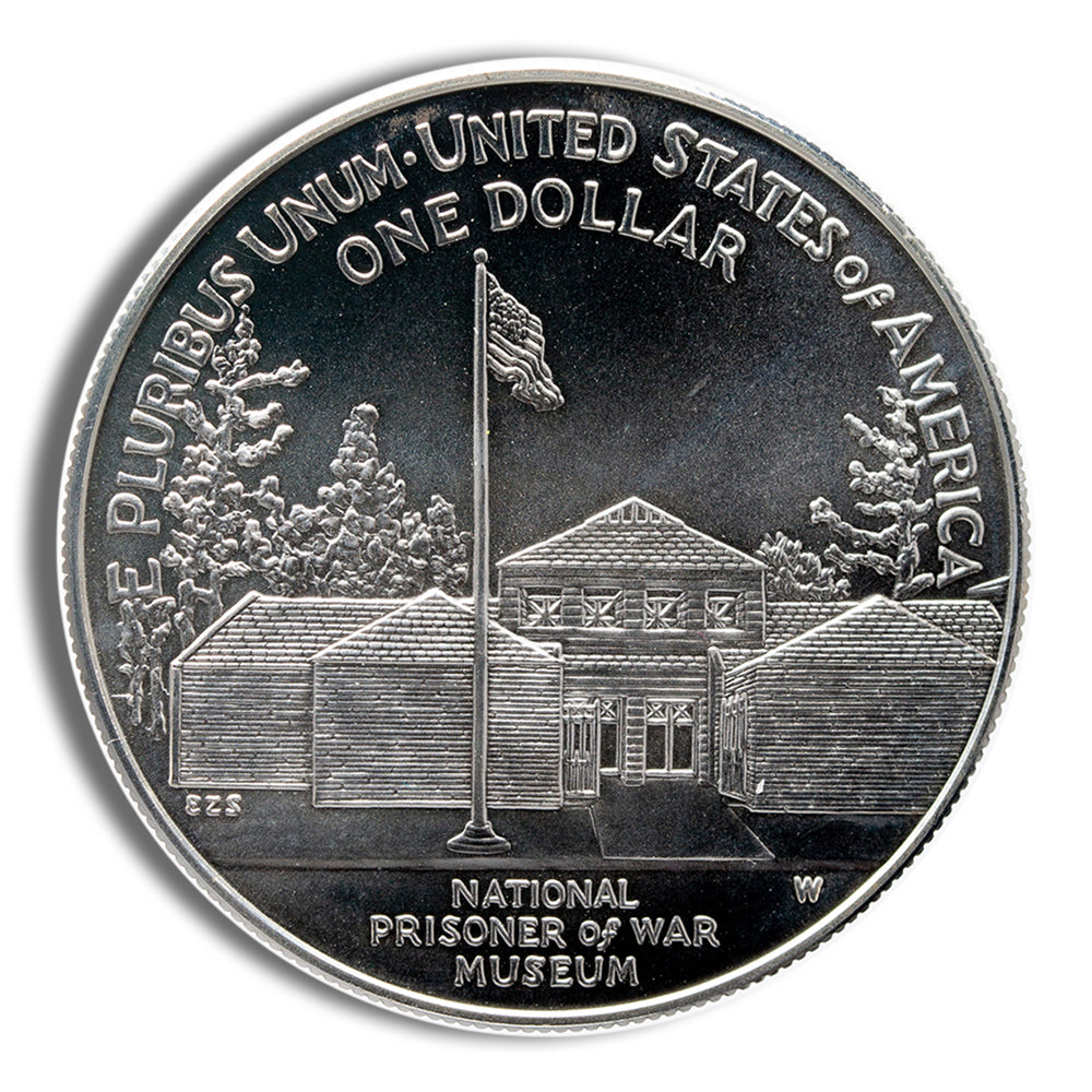 1994-W $1 Prisoner of War Silver Commem - BU