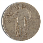 $1 FV 90% Silver Standing Liberty Quarters - Partial Date