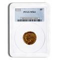 $5 Gold Indian Half Eagle - PCGS MS61
