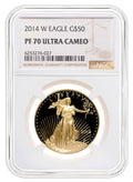 2014-W 1 oz Proof Gold Eagle $50 NGC PF70