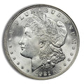1921 Morgan Silver Dollar - F+