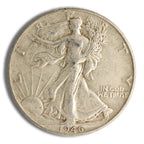 $1 FV 90% Silver Walking Liberty Half Dollars - XF