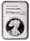 2012-W Proof Silver Eagle NGC PF70