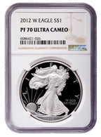 2012-W Proof Silver Eagle NGC PF70