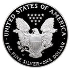 2002-W Proof Silver Eagle with Box & COA