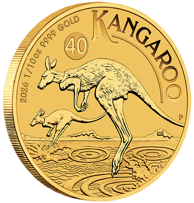 2026 1/10 oz Australian Kangaroo Gold Coin