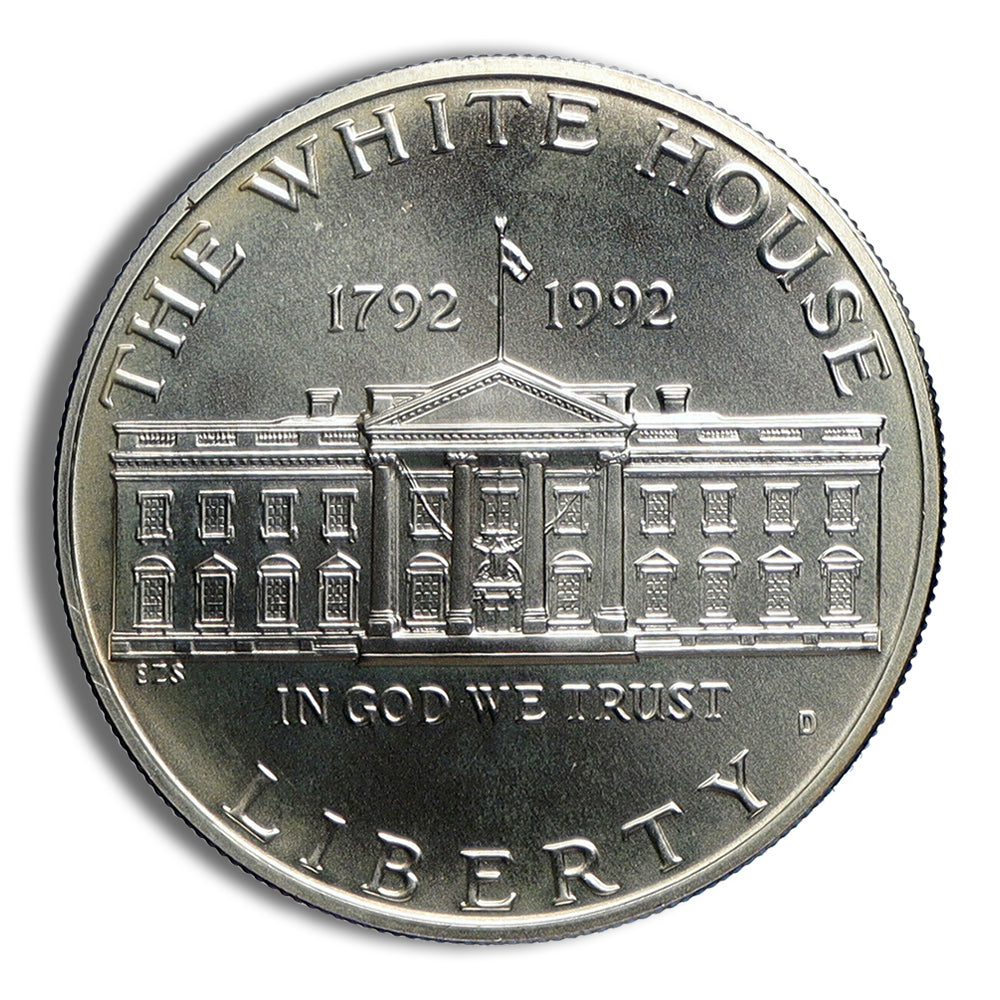 1992-D $1 White House Silver Commem - BU
