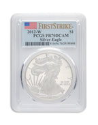 2012-W Proof Silver Eagle PCGS PR70 First Strike